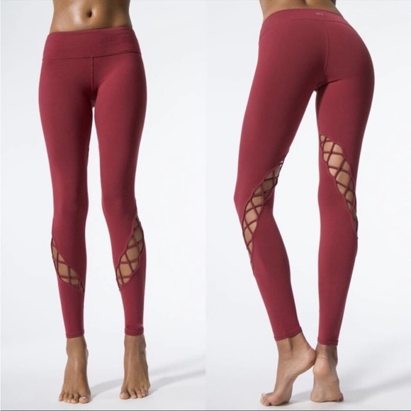 Alo Yoga Criss Cross Cutout Full Length Leggings - Picture 5 of 12